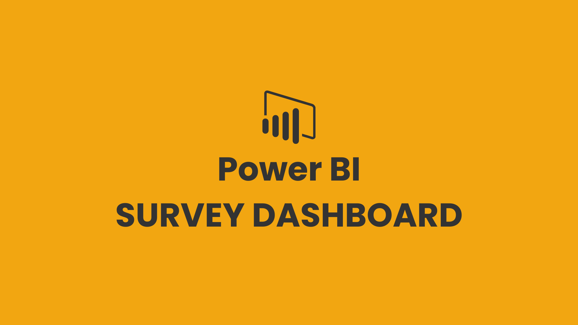 Power BI Survey Dashboard